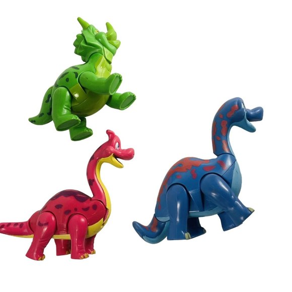 Downtown Disney T Rex Cafe Restaurant Dinosaurs Figures 3 Piece Friends Lot - Picture 9 of 11